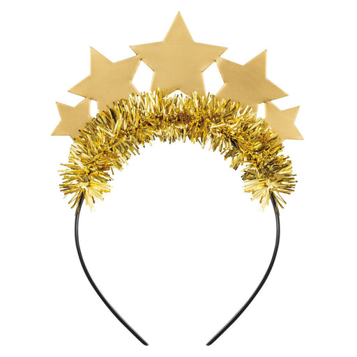 Gold star foil New Year headband