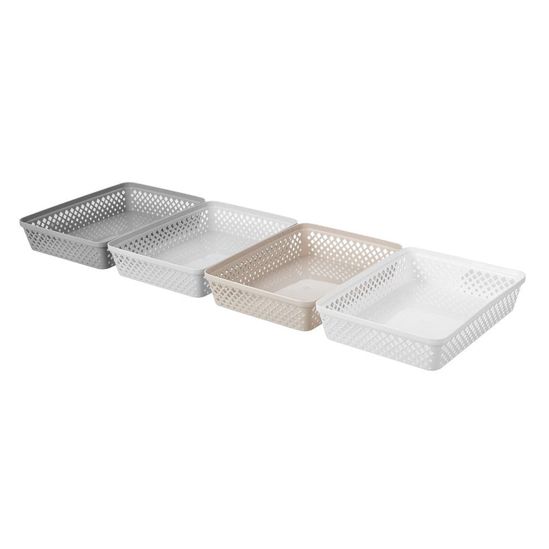 Boxsweden Diamond Organiser Tray 33X24X6.5Cm White image 4
