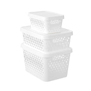 Boxsweden Diamond Storage Basket Lidded 10L 36X27X13.5Cm image 3 – thumbnail