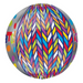 Orbz Balloon Dot/Geo Congrats 40cm XL