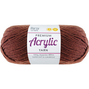 Acrylic Yarn Solid Chestnut 100g 189m – thumbnail