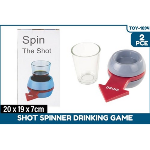 2pce Shot Spinner Drinking Game