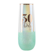 Ronis 30 Glitterati Colour Stemless Champagne 16cm 180ml – thumbnail