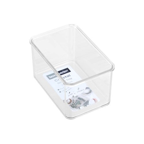 clear stackable crystal tray for small items