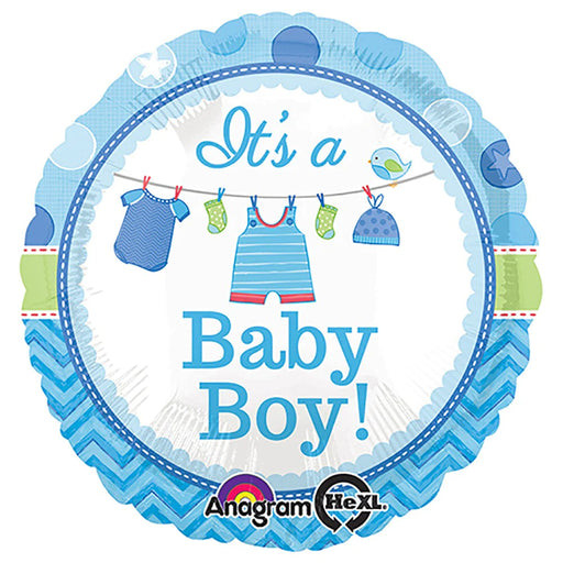 Shower w/Love Boy Foil Balloon 45cm