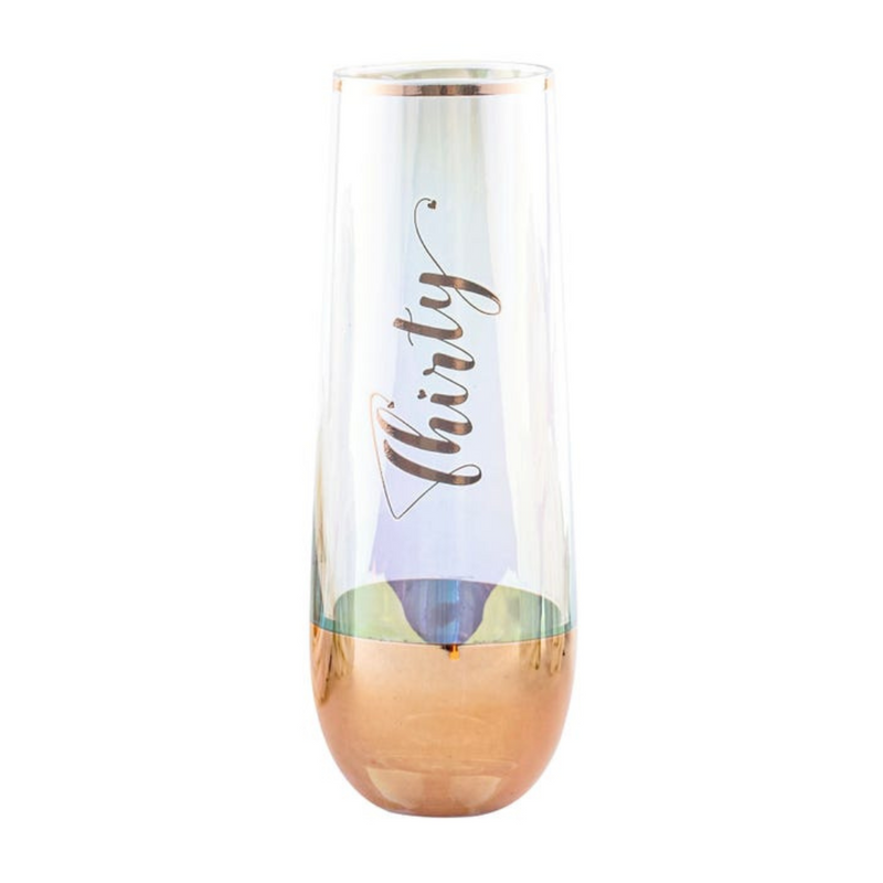 Ronis 30 Ombre Rose Gold Stemless Champ 16cm 180ml