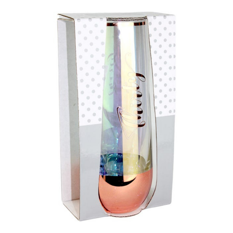 Ronis 30 Ombre Rose Gold Stemless Champ 16cm 180ml