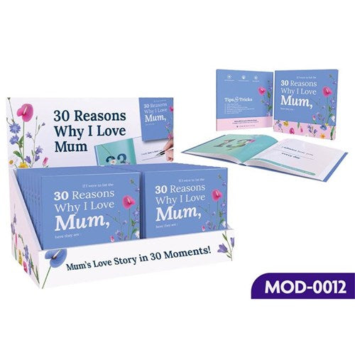 Ronis 30 Reasons Why I Love Mum Notebook