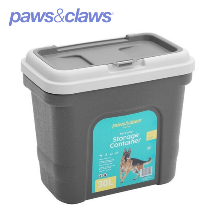 PET DRY FOOD STORER 30L W/SCOOP