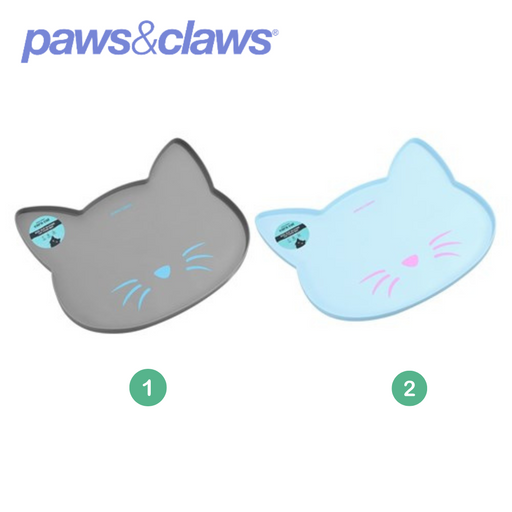Cat Silicone Feeding Mat45.5x39cm 2 Asstd