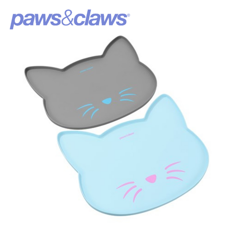 Cat Silicone Feeding Mat45.5x39cm 2 Asstd