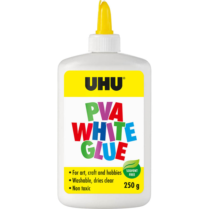 UHU PVA White Glue 250g bottle