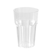 450ml clear plastic chunky drinking tumbler – thumbnail