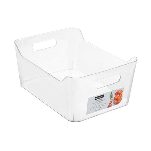 medium clear crystal storage container