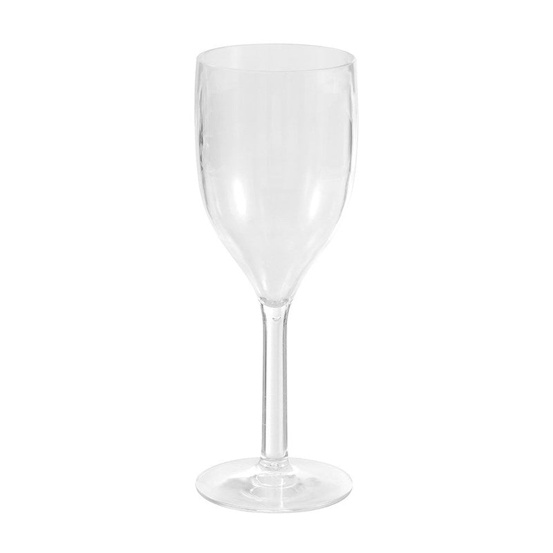 390ml plastic wine glass chunky stem