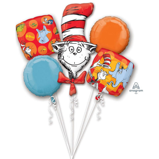 Dr. Seuss foil balloon bouquet