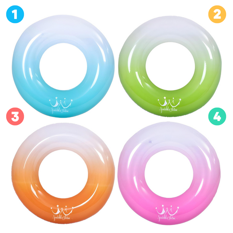 Gradient Jelly Swim Ring 90cm