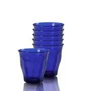 Duralex Picardie Saphir blue tumblers 250 ml set of 6
