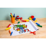 Faber Castel Little Creatives Easy Peel Stickable Colouring Roll unrolled  image 9