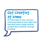 Faber Castel Little Creatives Easy Peel Stickable Colouring Roll unrolled  image 9