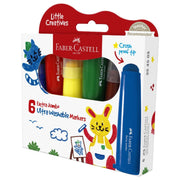 Faber Castel Little Creatives Jumbo Ultra Washable Markers Box of 6  image 13