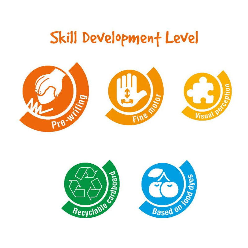 Faber Castel Little Creatives Jumbo Ultra Washable Markers Box of 6  image 13