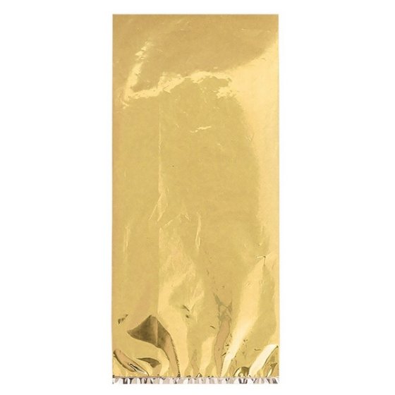 Cello Party Bags Small Gold 25pk