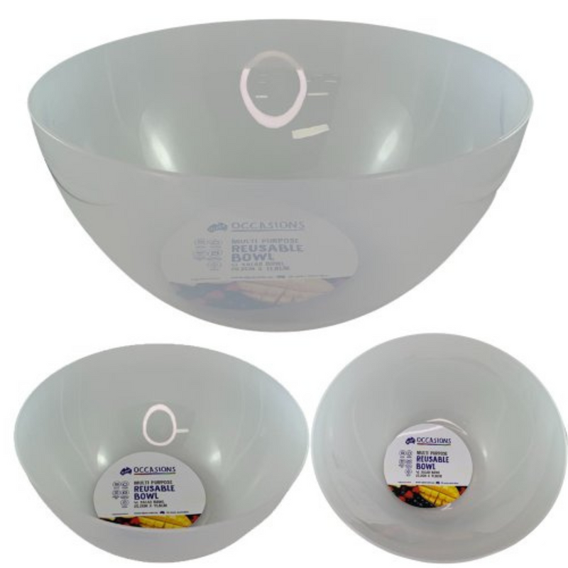 Deep Bowl PP Transparent Large 25.2x11.8cm 4L