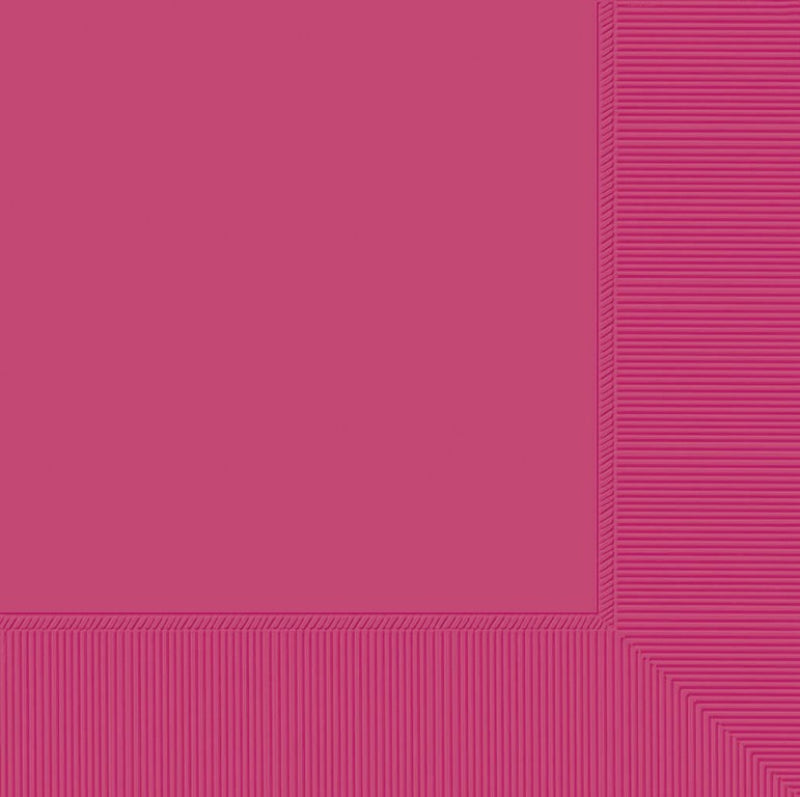 Beverage Napkins Magenta 2ply 20pk