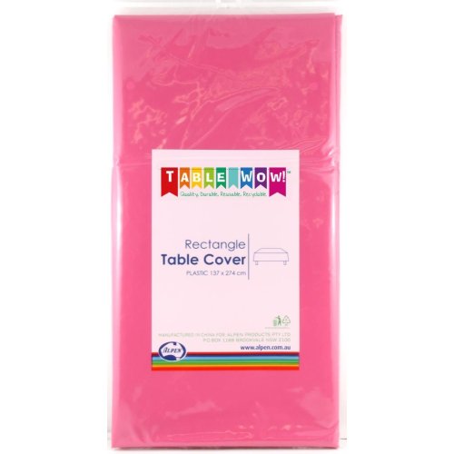 Magenta rectangular table cover