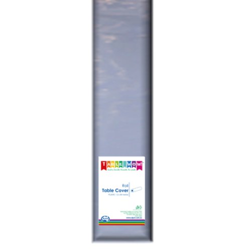 Light blue plastic table roll 30m