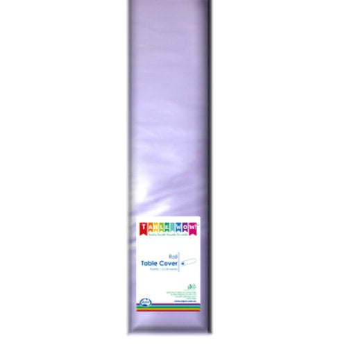 Lavender plastic table roll 30m