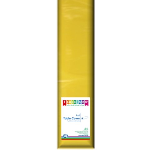 Yellow plastic table roll 30m