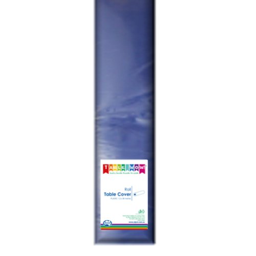 Royal blue tablecover roll 30m