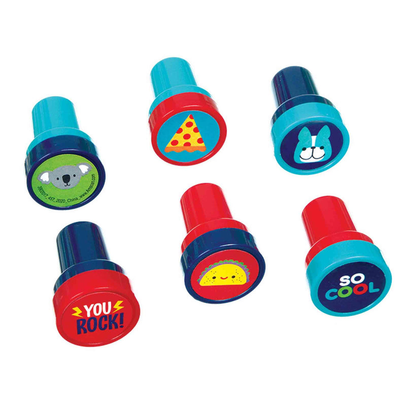 Boys party favour stamp set