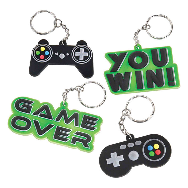 Gaming Level Up party favour keychains