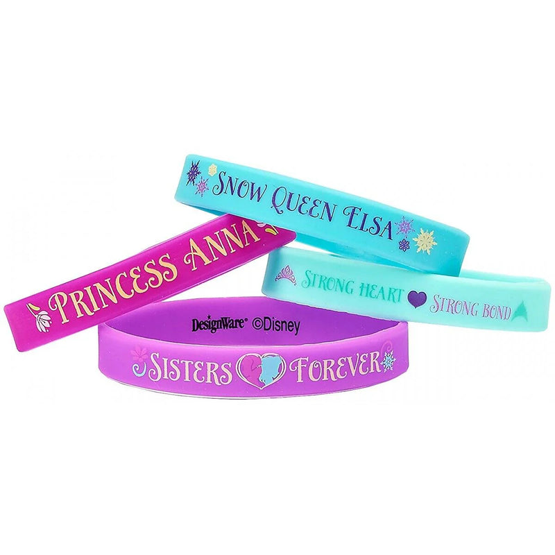 Frozen Rubber Bracelets Favors 4pk