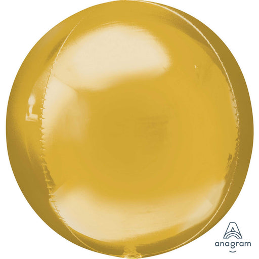 Jumbo gold Orbz foil balloon
