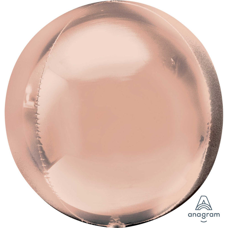 Jumbo rose gold Orbz foil balloon