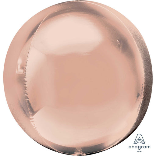 Jumbo rose gold Orbz foil balloon