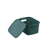 Rattan Basket Lidded 3L 21.5X10.5X15Cm 3 Asstd image 11 – thumbnail