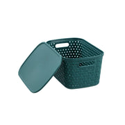 Rattan Basket Lidded 7L 30X20.5X15.5Cm 3 Asstd image 11 – thumbnail