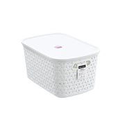 Rattan Basket Lidded 7L 30X20.5X15.5Cm 3 Asstd image 12 – thumbnail