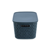 Rattan Basket Lidded 7L 30X20.5X15.5Cm 3 Asstd image 3 – thumbnail