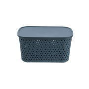 Rattan Basket Lidded 7L 30X20.5X15.5Cm 3 Asstd image 5 – thumbnail