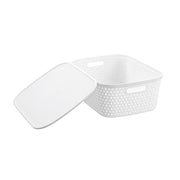 Rattan Basket Lidded 15L 40X30.5X15.5Cm 3 Asstd image 16 – thumbnail