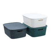 Rattan Basket Lidded 15L 40X30.5X15.5Cm 3 Asstd image 17 – thumbnail