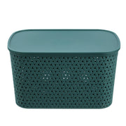 Rattan Basket Lidded 26L 40X30.5X22Cm 3 Asstd image 10 – thumbnail