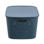 Rattan Basket Lidded 26L 40X30.5X22Cm 3 Asstd image 3 – thumbnail