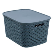 Rattan Basket Lidded 26L 40X30.5X22Cm 3 Asstd image 4 – thumbnail